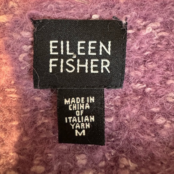 PRICE FIRM Eileen Fisher Lavender Wool Jacket Size M - Picture 2 of 10